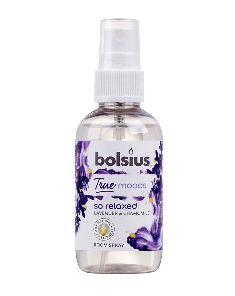 Αρωματικό Σπρέι Χώρου 75ml Bolsius True Moods - So Relaxed Λεβάντα και Χαμομήλι