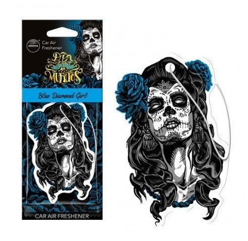 Αρωματικό Αυτοκινήτου AROMA Día De Los Muertos Blue Diamond Girl