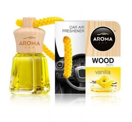 Αρωματικό Αυτοκινήτου AROMA Wood Mini 4ml - Βανίλια