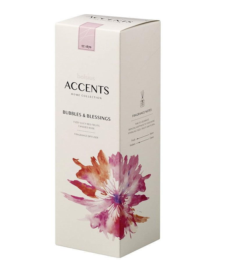 Αρωματιστής Χώρου 100ml Bolsius Accents - Bubbles & Blessings