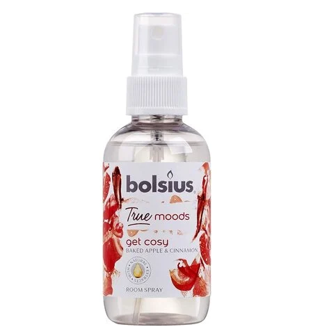 Αρωματικό Σπρέι Χώρου 75ml Bolsius True Moods - Get Cosy Μήλο Φούρνου και Κανέλα