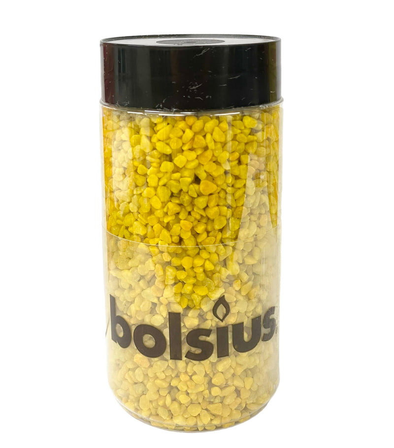 Διακοσμητικές Πέτρες 2-3mm Bolsius 600gr - Κίτρινο