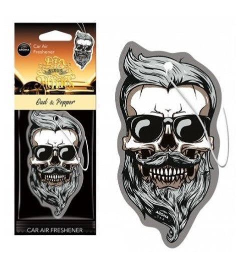 Αρωματικό Αυτοκινήτου AROMA Dia De Los Muertos Oud & Pepper Skull