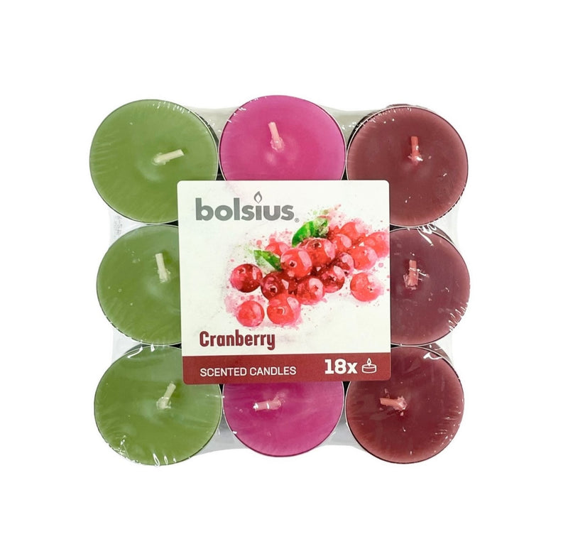 Αρωματικό Ρεσώ 4 Ωρών (Bolsius) 18άδα - Cranberry