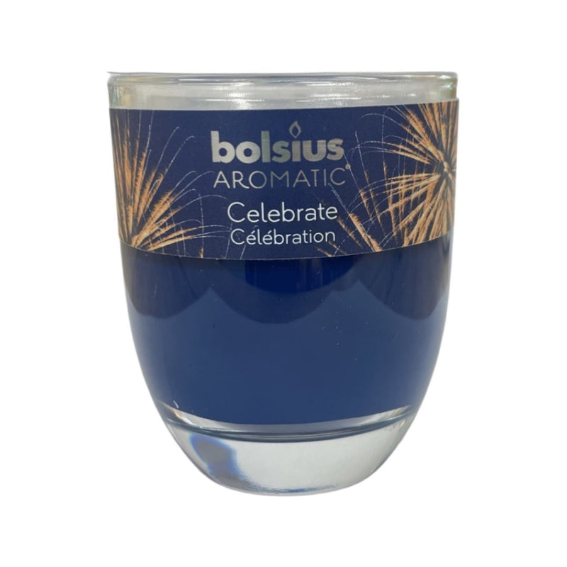 Αρωματικό Κερί Σε Ποτήρι 80/70mm Bolsius (Aromatic) - "Celebrate"