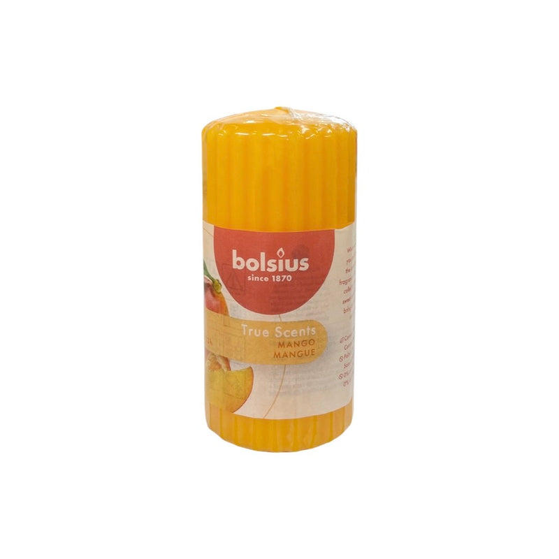 Αρωματικό Κερί Κορμός Bolsius True Scents 120/60mm-Μάνγκο