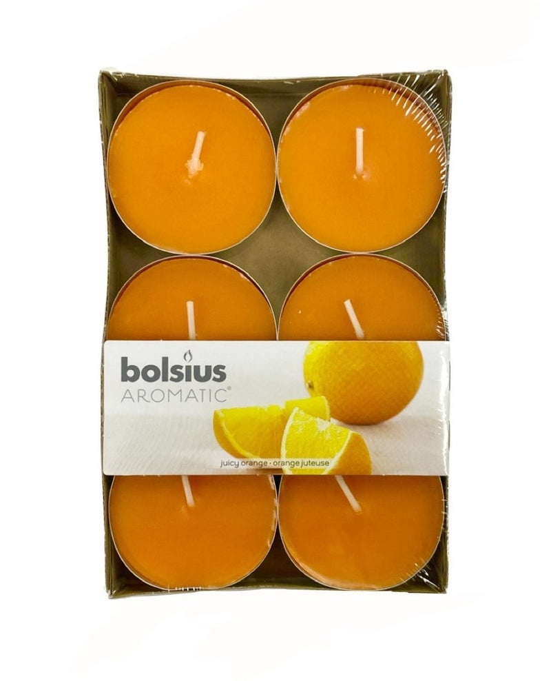 Αρωματικό Ρεσώ 8 Ωρών (Bolsius Aromatic) 6άδα - Juicy Orange