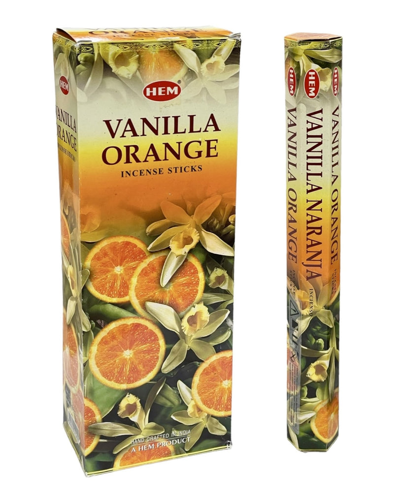 Αρωματικά Ινδικά Sticks (Hem) - Vanilla Orange