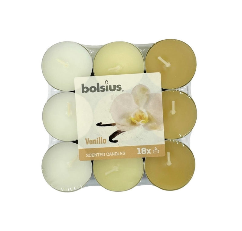 Αρωματικό Ρεσώ 4 Ωρών (Bolsius) 18άδα - Vanilla