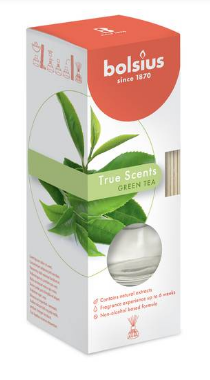 Αρωματιστής Χώρου 45ml Bolsius True Scents - Πράσινο Τσάι