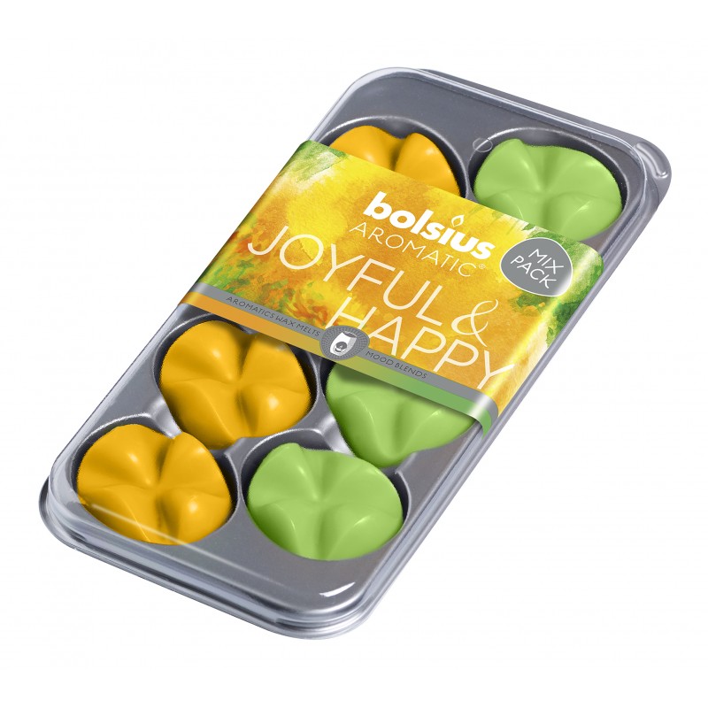 Waxmelts Aromatic Bolsius 8άδα - Joyful & Happy