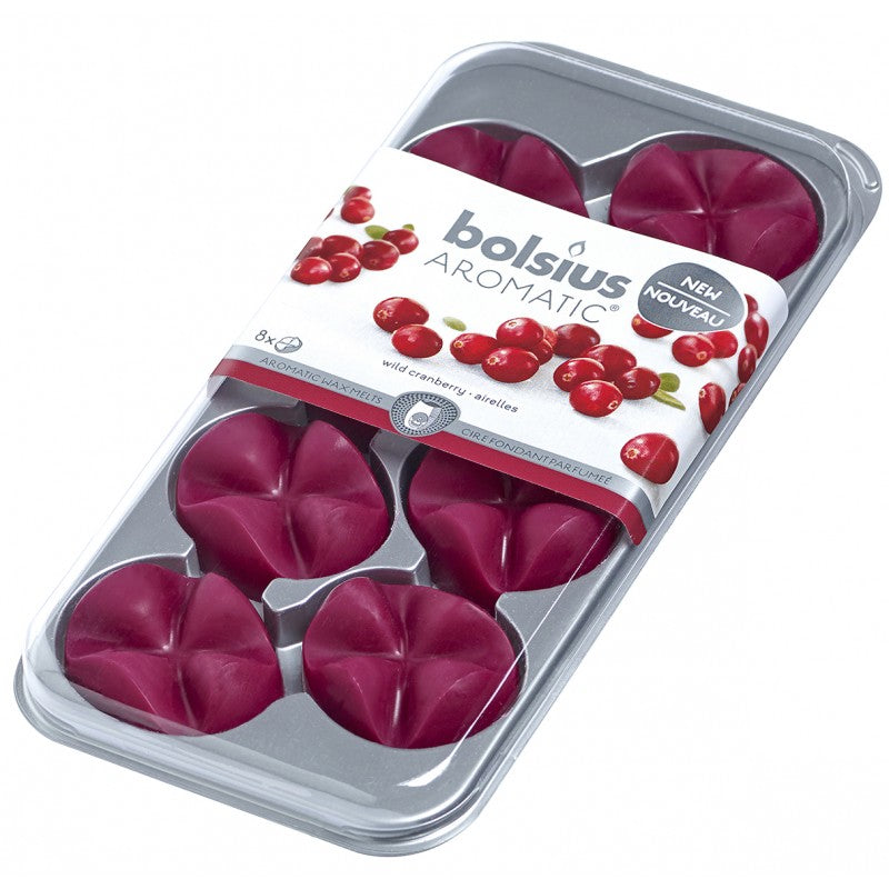 Waxmelts Aromatic Bolsius 8άδα - Wild Cranberry